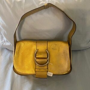 Prada Gold Shoulder Bag